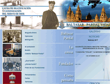 Tablet Screenshot of causacanonizaciondonbaltasar.org